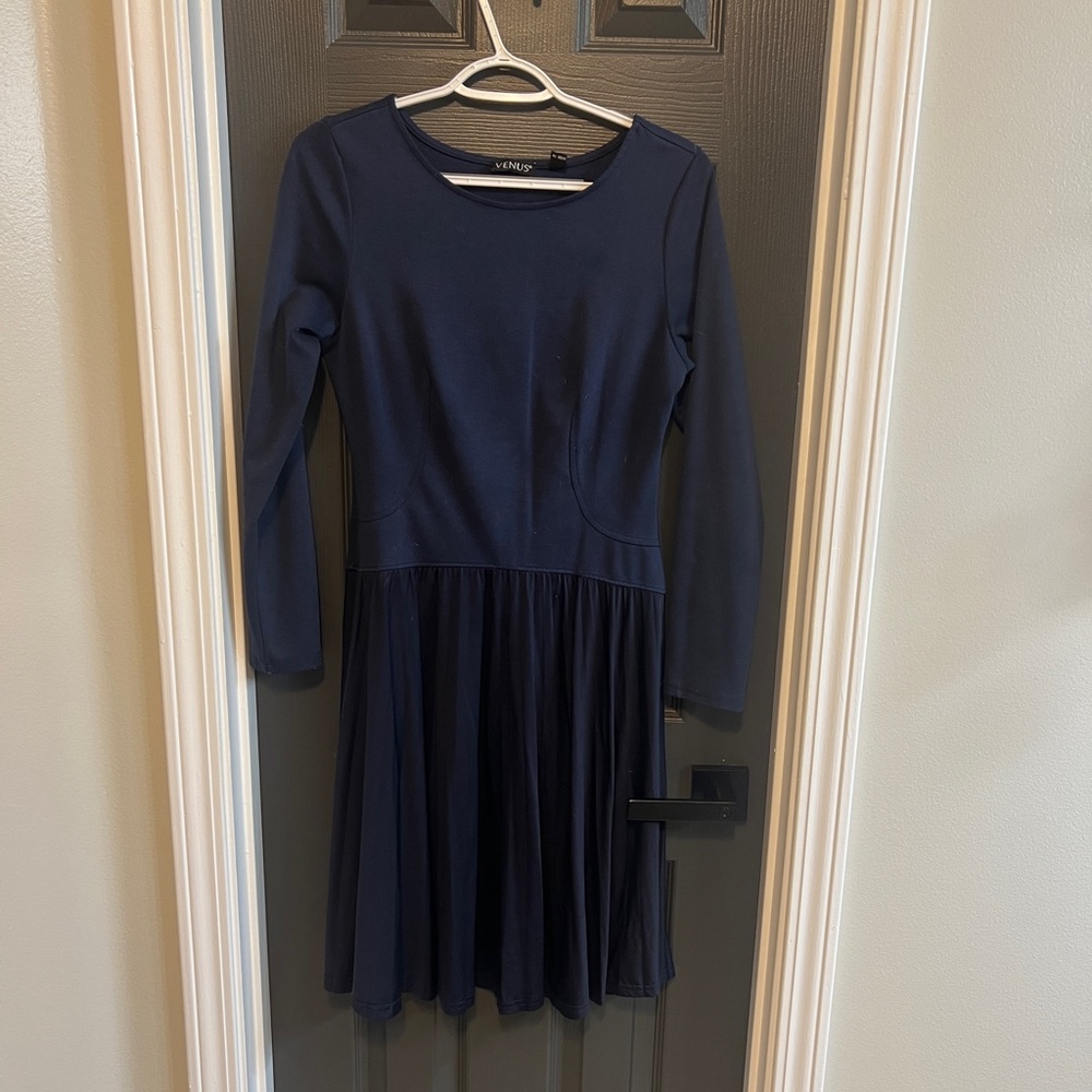 VENUS Navy Blue Mini Dress